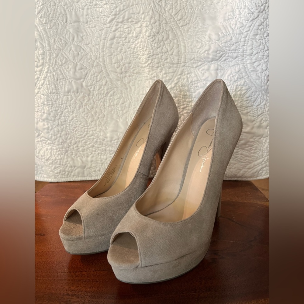 Jessica Simpson Suede Heel